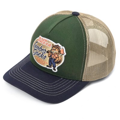 Czapka z daszkiem - Black River Fox Trucker (zielony/beżowy/niebieski)