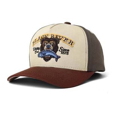 Czapka z daszkiem - Black River Wildlife Crew Trucker (beżowy/zielony/brązowy)