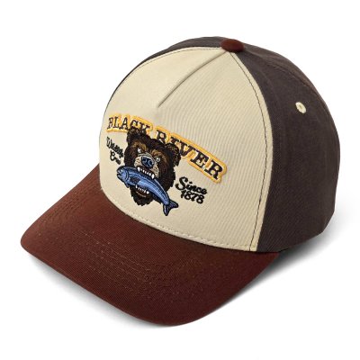 Czapka z daszkiem - Black River Wildlife Crew Trucker (beżowy/zielony/brązowy)