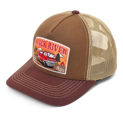 Czapka z daszkiem - Black River Camper Trucker (brązowy)