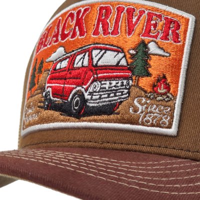 Czapka z daszkiem - Black River Camper Trucker (brązowy)