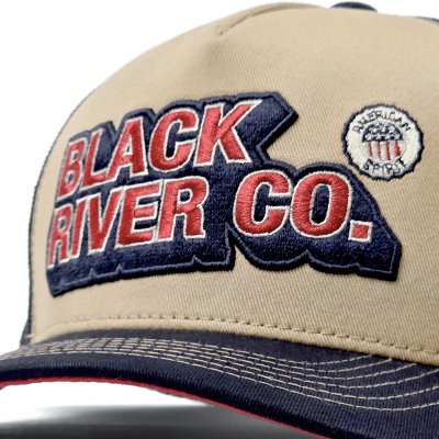 Czapka z daszkiem - Black River Heritage Trucker (beżowy/granatowy)