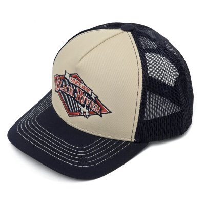 Czapka z daszkiem - Black River Legacy Trucker (kremowy/granatowy)