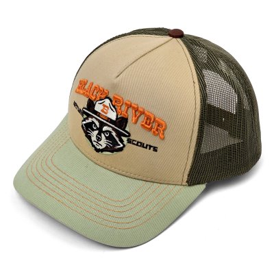 Czapka z daszkiem - Black River Racoon Trucker (beżowy/zielony)