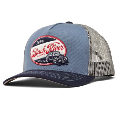 Czapka z daszkiem - Black River Riding Trucker (niebieski)