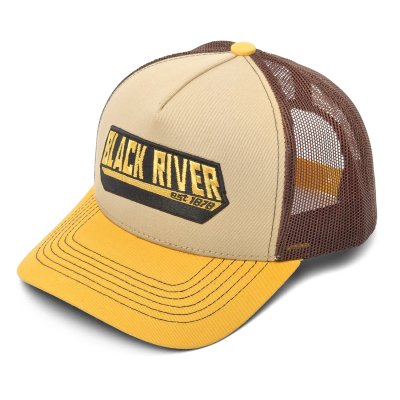 Czapka z daszkiem - Black River Summit Trucker (beżowy/brązowy/żółty)