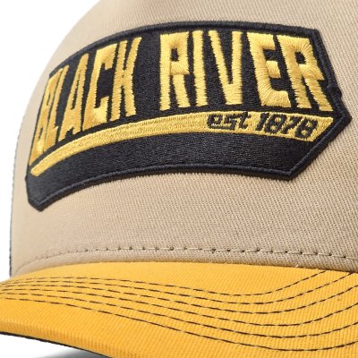 Czapka z daszkiem - Black River Summit Trucker (beżowy/brązowy/żółty)