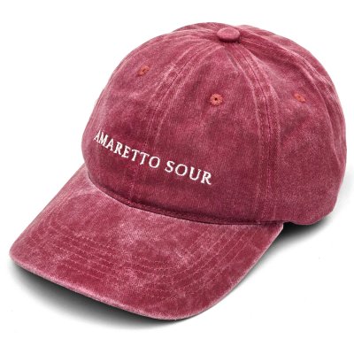 Czapka z daszkiem - Gårda Amaretto Sour Washed Cap (czerwony)