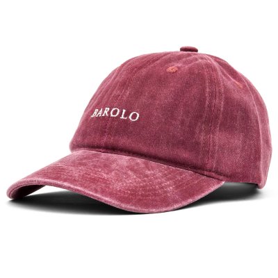 Czapka z daszkiem - Gårda Barolo Washed Cap (czerwony)
