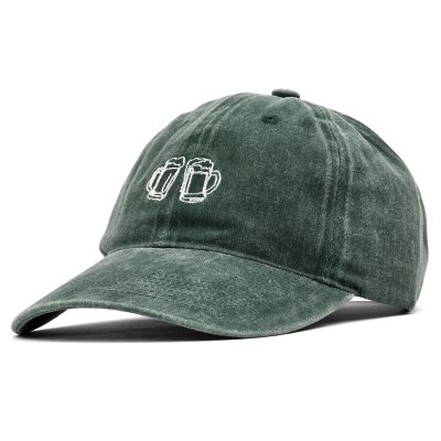 Czapka z daszkiem - Gårda Beer Cheer Washed Cap (khaki zielony)