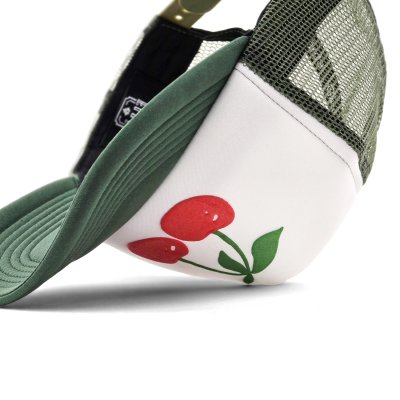 Czapka z daszkiem - Gårda Cherry Patch Scuba Cap (ciemnozielony)