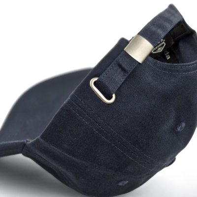 Czapka z daszkiem - Gårda Letter Cap 'B' (granatowy/żółty)