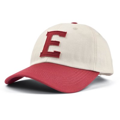 Czapka z daszkiem - Gårda Letter Cap 'E' (biało/czerwony)