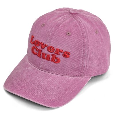 Czapka z daszkiem - Gårda Lovers Club Washed Cap (jasnoróżowy)