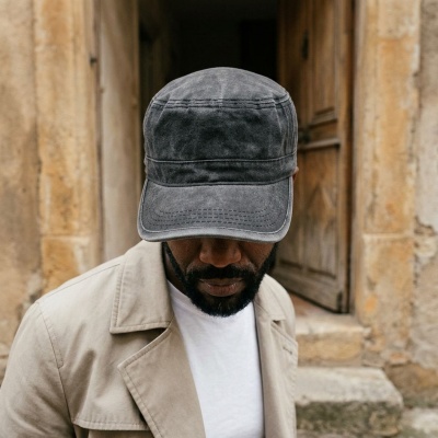 Czapka z daszkiem - Gårda Major Army Cap (czarny)