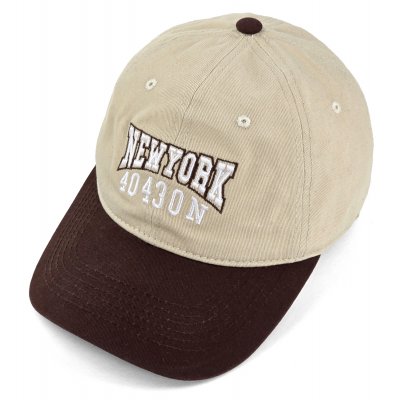 Czapka z daszkiem - Gårda New York 40430 baseball cap (brązowy)