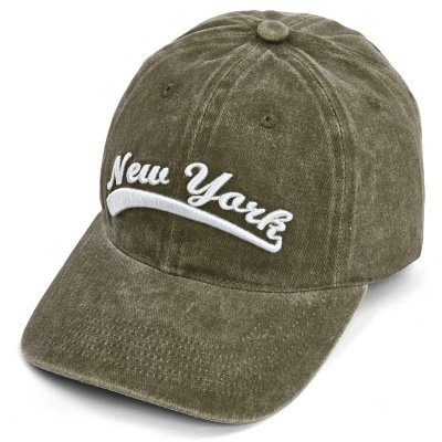 Czapka z daszkiem - Gårda New York Washed Cap (khaki zielony)