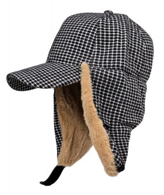 Czapka z daszkiem - Gårda Palena Earflap Cap (czarny)