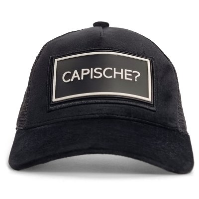 Czapka z daszkiem - Gårda Trucker Capische (czarny)