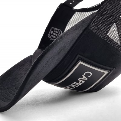 Czapka z daszkiem - Gårda Trucker Capische (czarny)