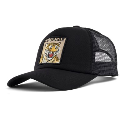 Czapka z daszkiem - Gårda Trucker Courage (czarny)