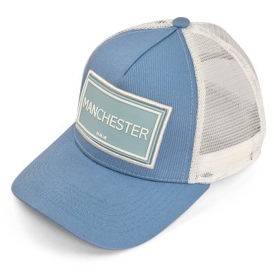 Czapka z daszkiem - Gårda Trucker Manchester (niebiesko/biały)