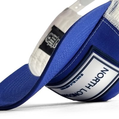 Czapka z daszkiem - Gårda Trucker North London (niebiesko/biały)