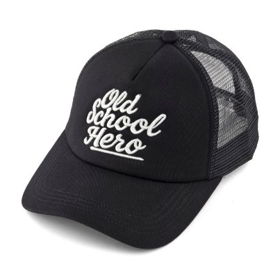 Czapka z daszkiem - Gårda Trucker Old School Hero (czarny)