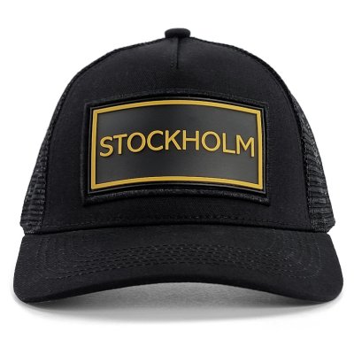 Czapka z daszkiem - Gårda Trucker Stockholm (żółty/czarny)
