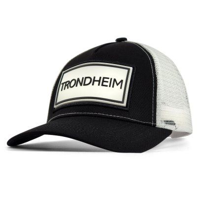 Czapka z daszkiem - Gårda Trucker Trondheim (czarny/biały)