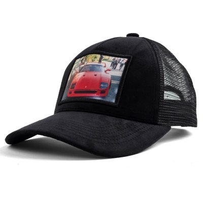 Czapka z daszkiem - Gårda Velvet Trucker Classic Cars 7 (czarny)