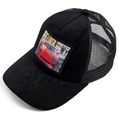 Czapka z daszkiem - Gårda Velvet Trucker Classic Cars 7 (czarny)