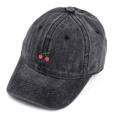 Czapka z daszkiem - Gårda Cherry Washed Cap (szary)
