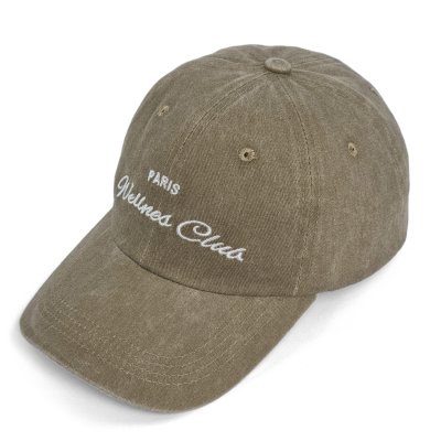 Czapka z daszkiem - Gårda Paris Wellnes Washed Cap (khaki)