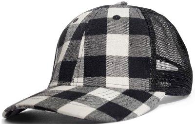 Czapka - Gårda Checkered Trucker (czarny i biały)