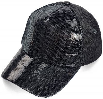 Czapka - Gårda Sequin Trucker (czarny)