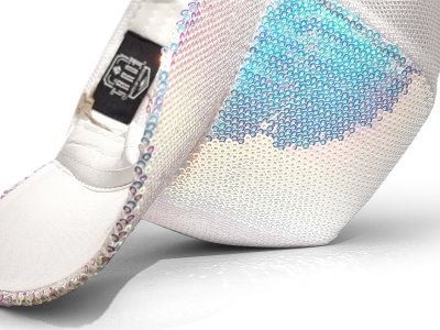 Czapka - Gårda Sequin Trucker (biały)