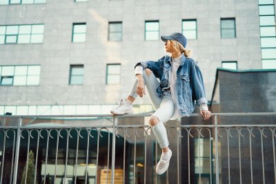 Czapka - Gårda Denim Baseball (niebieski)