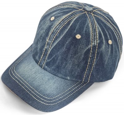 Czapka - Gårda Distressed Denim Baseball (niebieski)