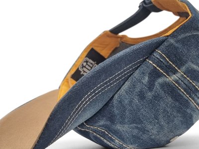 Czapka - Gårda Distressed Denim Baseball (niebieski)