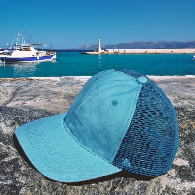 Czapka - Gårda Finley Washed Trucker (turkusowy)