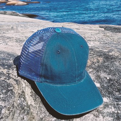 Czapka - Gårda Finley Washed Trucker (niebieski)