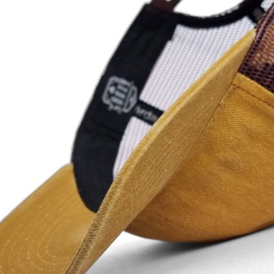 Czapka - Gårda Finley Washed Trucker (pomarańczowy/brązowy)