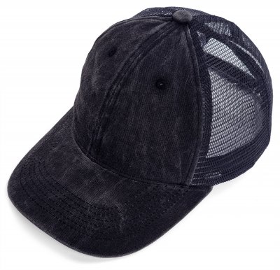 Czapka - Gårda Finley Washed Trucker (czarny)