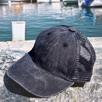 Czapka - Gårda Finley Washed Trucker (czarny)