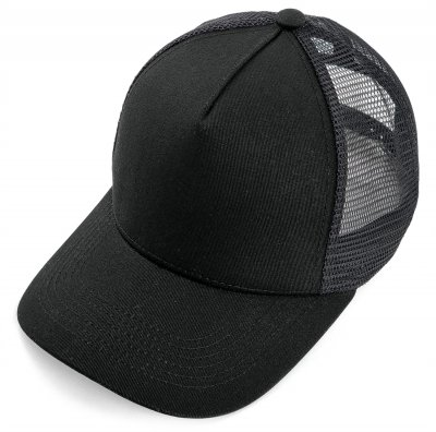 Czapka z daszkiem - Gårda Johnson Basic Trucker (czarny)