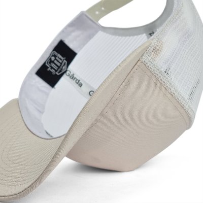Czapka z daszkiem - Gårda Johnson Basic Trucker (biały)