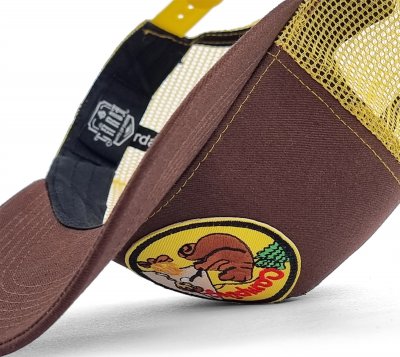 Czapka z daszkiem - Gårda Trucker Camping Bear (brązowy)