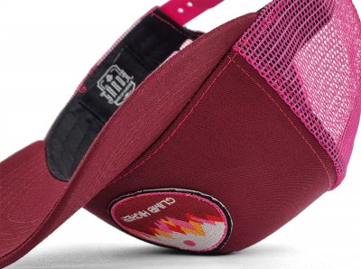 Czapka z daszkiem - Gårda Trucker Climb Higher (burgundia)