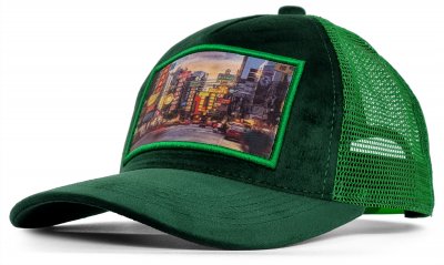 Czapka z daszkiem - Gårda Velvet Trucker Bangkok (zielony)